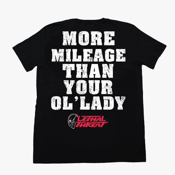More Mileage Bagger Motorcycle T- Shirt